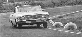 1963 Chevy 409 cornering