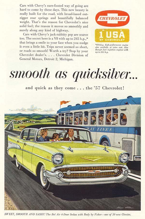 1957 Chevy ad