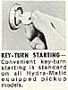 1955 Truck Features